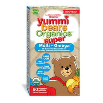 Picture of  Yummi Bears Super Multi Vitamin with Omega 3 Gummies, 60 ct