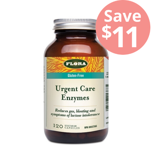 Picture of Flora Urgent Care Enzymes, 120 caps