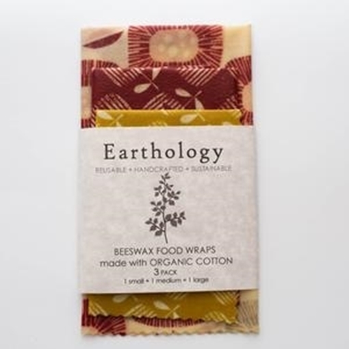 Picture of Earthology Beeswax 3 Wrap Snack Pack