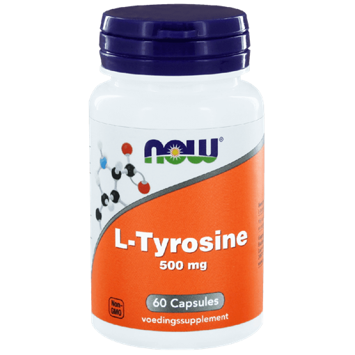 Picture of NOW Foods L-Tyrosine, 500mg/60 caps