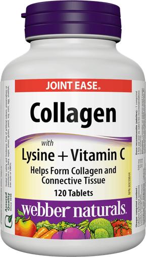 Picture of Webber Naturals Collagen Plus with Lysine & Vitamin C, 120 caps