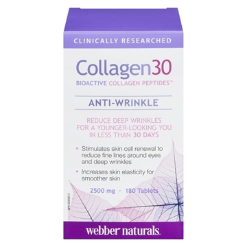 Picture of  Collagen30 Anti-Wrinkle, 2500mg/180 tabs