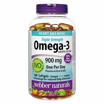 Picture of  Triple Strength Omega-3, 900mg/120 softgels
