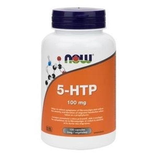 Picture of NOW Foods 5-HTP, 100mg/120 caps