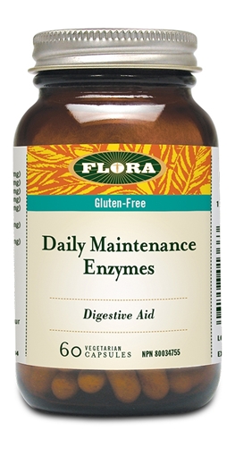 Picture of Flora Flora Daily Maintenance Enzymes, 60 caps